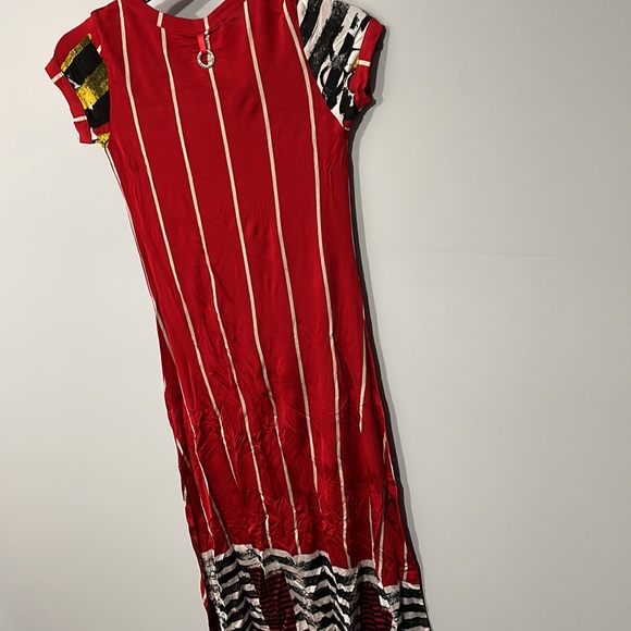 NWT Save the Queen Circus Girls Vintage Red Striped Dress Size 8 & 12 - Picture 4 of 8
